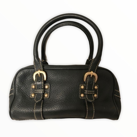 Dooney & Bourke Handbags - DOONEY & BOURKE green leather mini duffle …